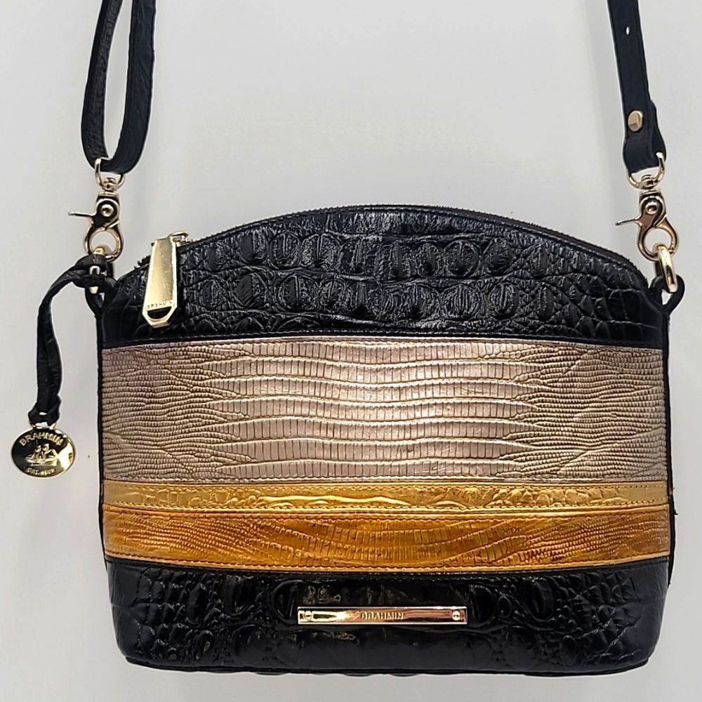 BRAHMIN Mini Duxberry Crossbody Discontinued Purse PRO RECONDITIONED